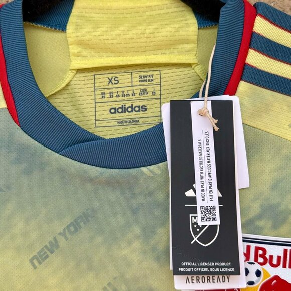 Adidas Men's Soccer New York Red Bull Daniel Patrick 23/24 Home Jersey XS - Picture 2 of 6